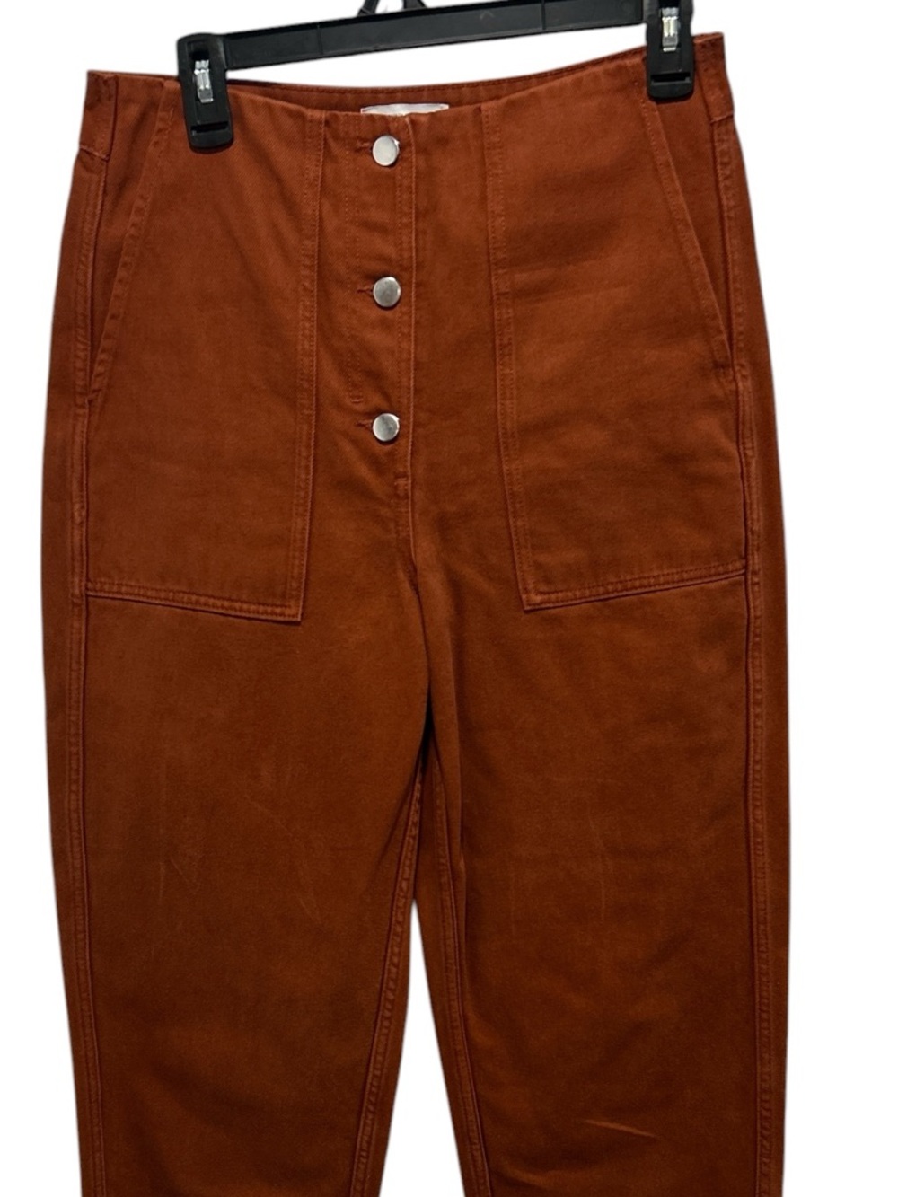 Stockholm Atelier & Other Stories Button-Front High-Waist 70’s Style  size 8 - Picture 2 of 3